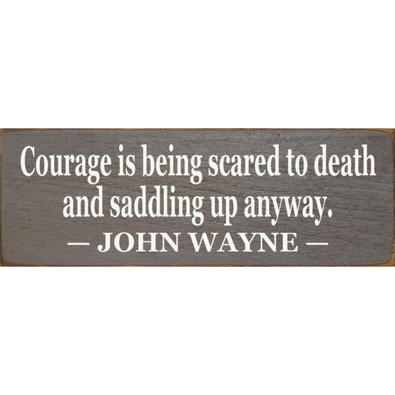 Courage Wooden Sign Solid Knotty Pine Inspirational Wall Decor Rustic Home